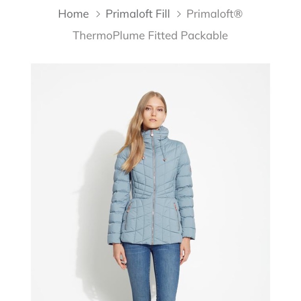 Primaloft Thermoplume Fitted Packable Jacket